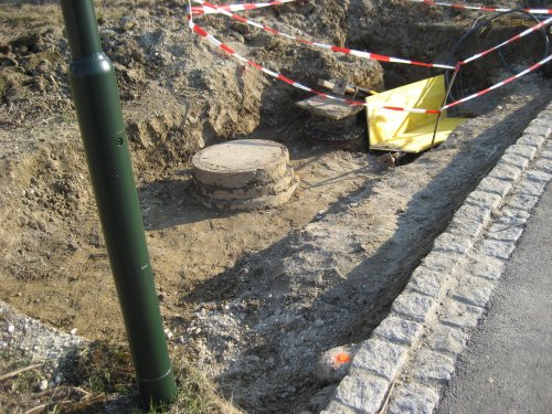 Pic of drains at road