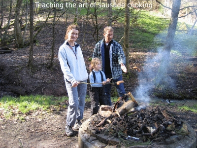 Pic Stephan explains the art of campfire cooking