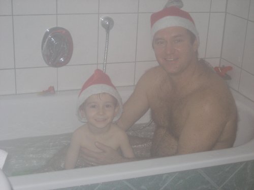 Kevin in Hot Tub